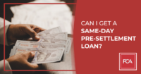 Same-Day Pre-Settlement Loan