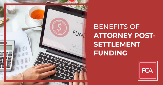 attorney post-settlement funding