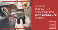 Discovery for Auto Insurance Claims