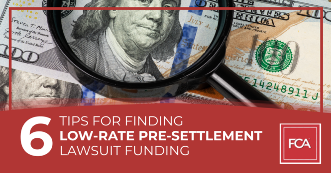 Pre-Settlement Lawsuit Funding