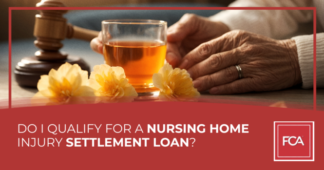 nursing home injury settlement loan