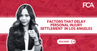 factprs that delay personal injury settlement