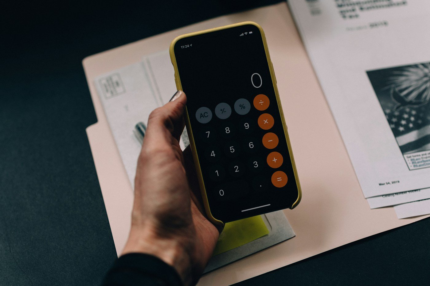 Pay and financial documents representing a pending wage and hour employment claim