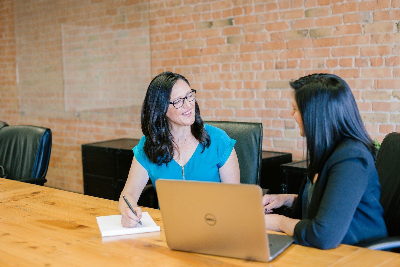 Professional workplace discussion representing a workplace harassment employment claim