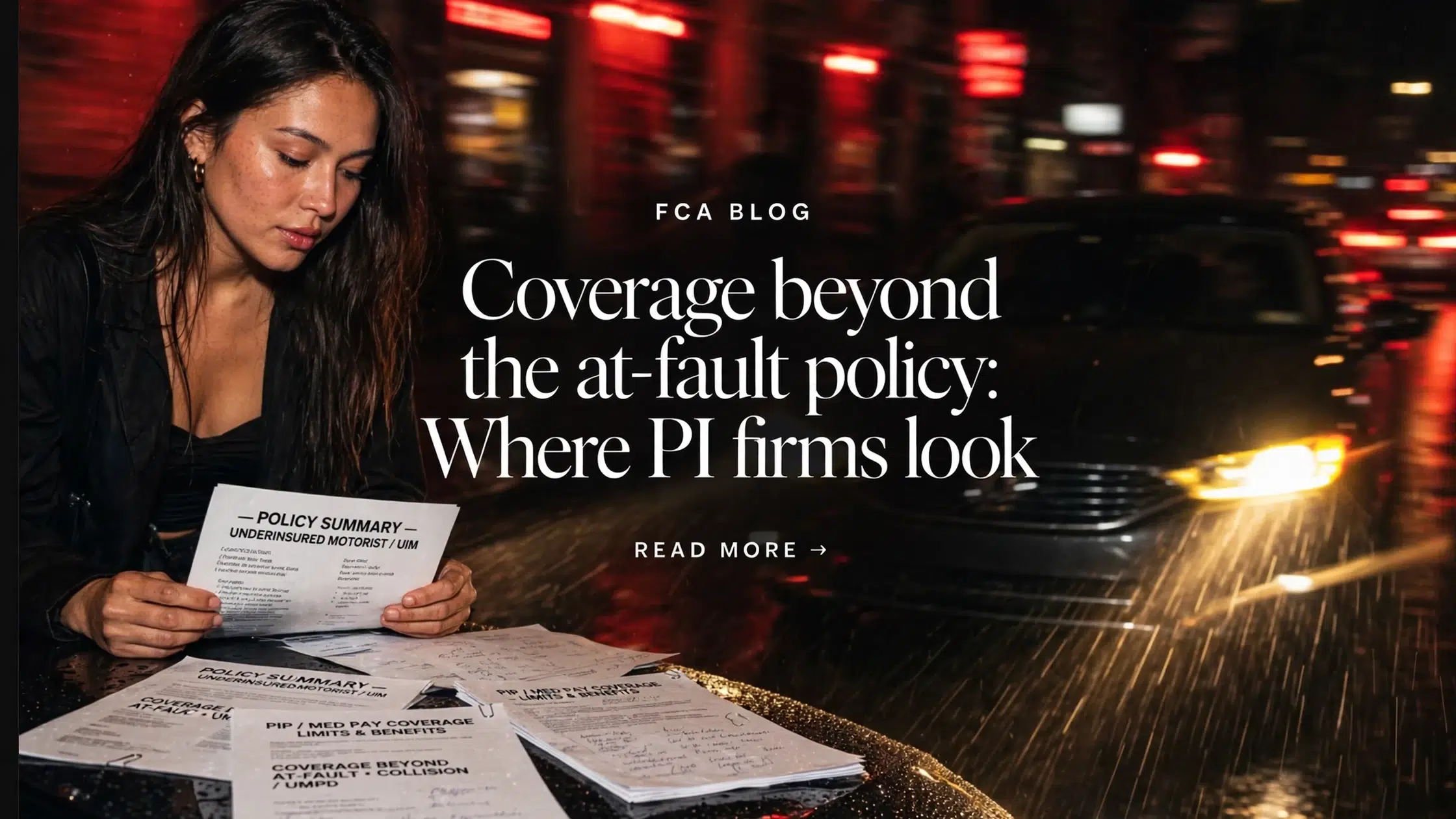 Coverage Beyond the At-Fault Policy: Where PI Firms Look