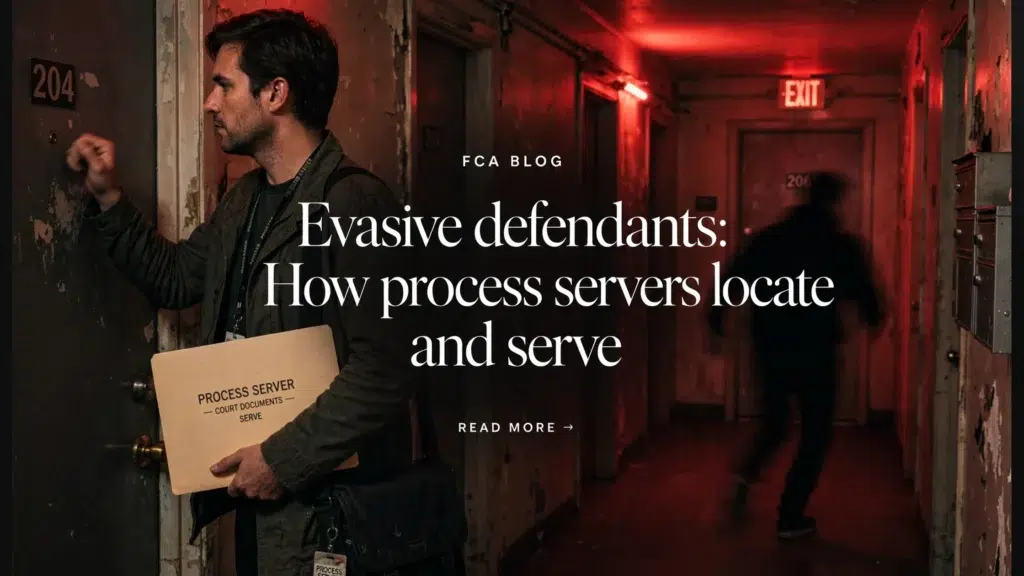 Evasive Defendants: How Process Servers Locate and Serve